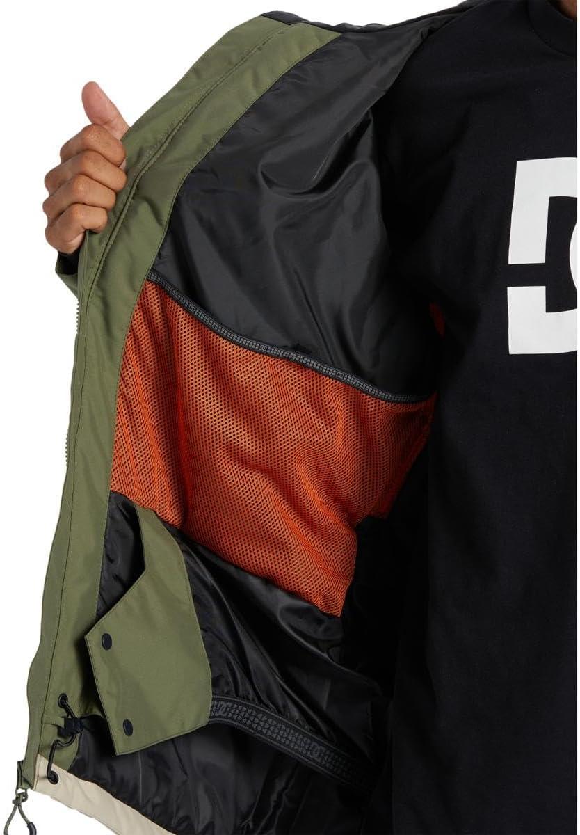 imageDC Men Mens Defy Snowboard JacketDefy Jacket Four Leaf Clover