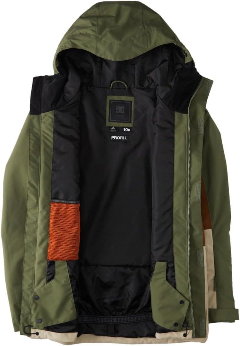 imageDC Men Mens Defy Snowboard JacketDefy Jacket Four Leaf Clover