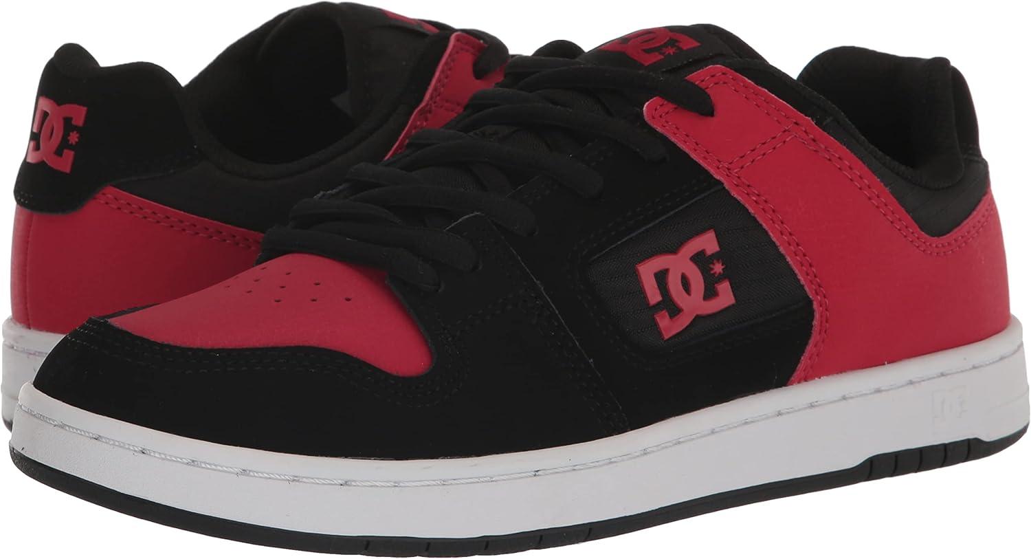 imageDC Mens Mens Manteca 4 Low Skate ShoeBlackAthletic Red
