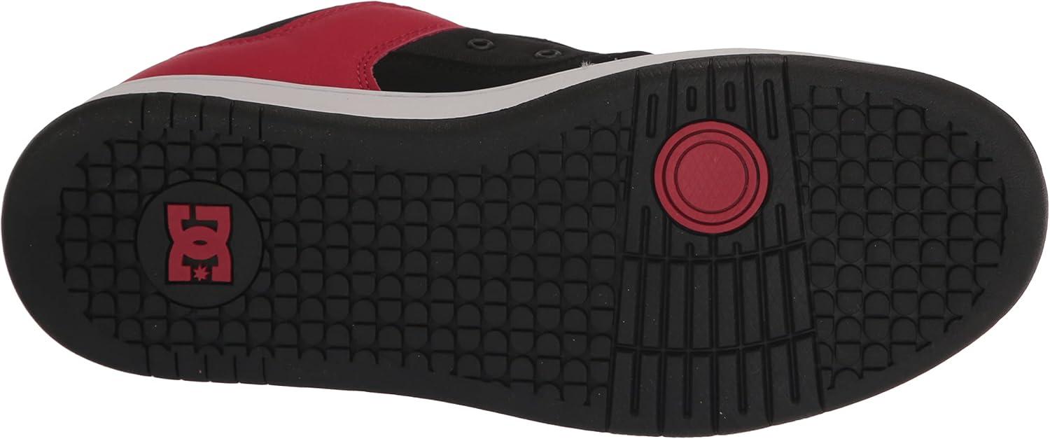 imageDC Mens Mens Manteca 4 Low Skate ShoeBlackAthletic Red