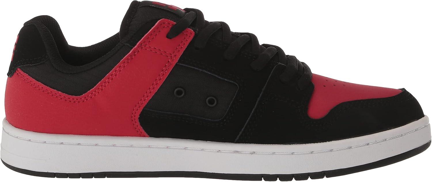 imageDC Mens Mens Manteca 4 Low Skate ShoeBlackAthletic Red