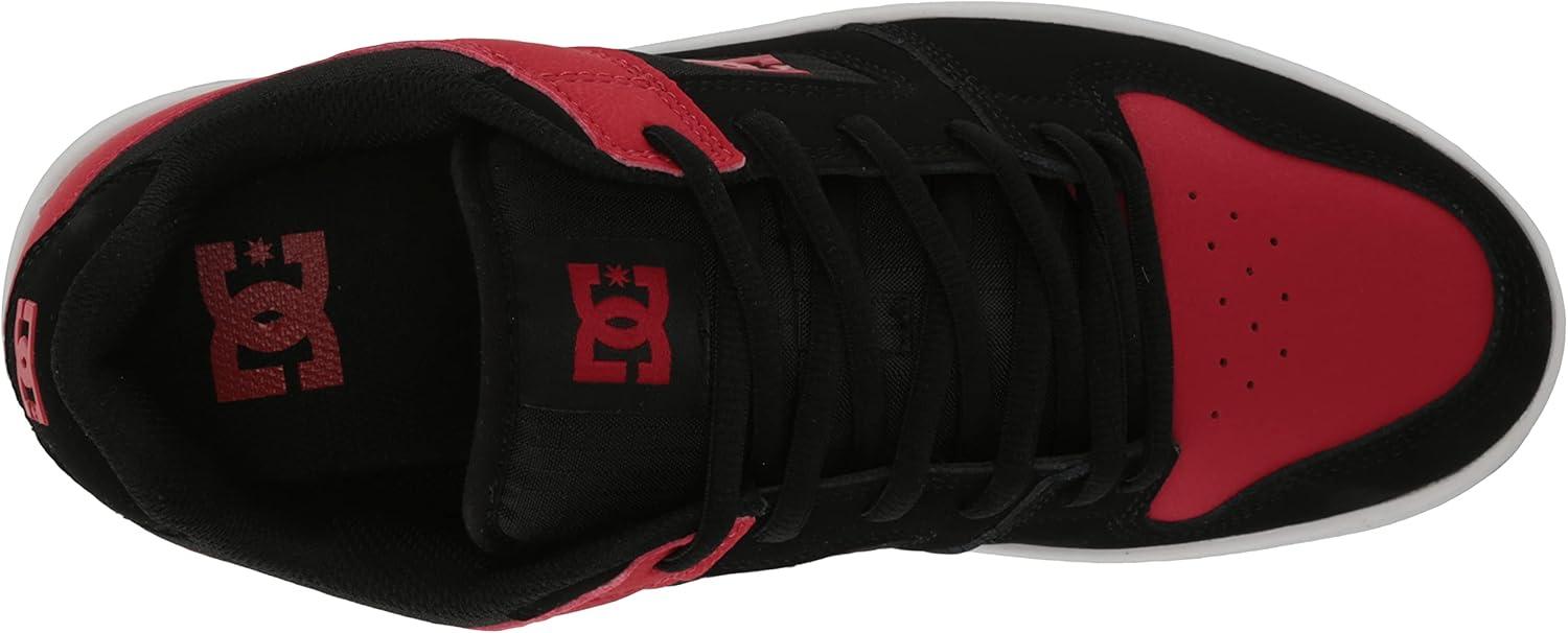 imageDC Mens Mens Manteca 4 Low Skate ShoeBlackAthletic Red