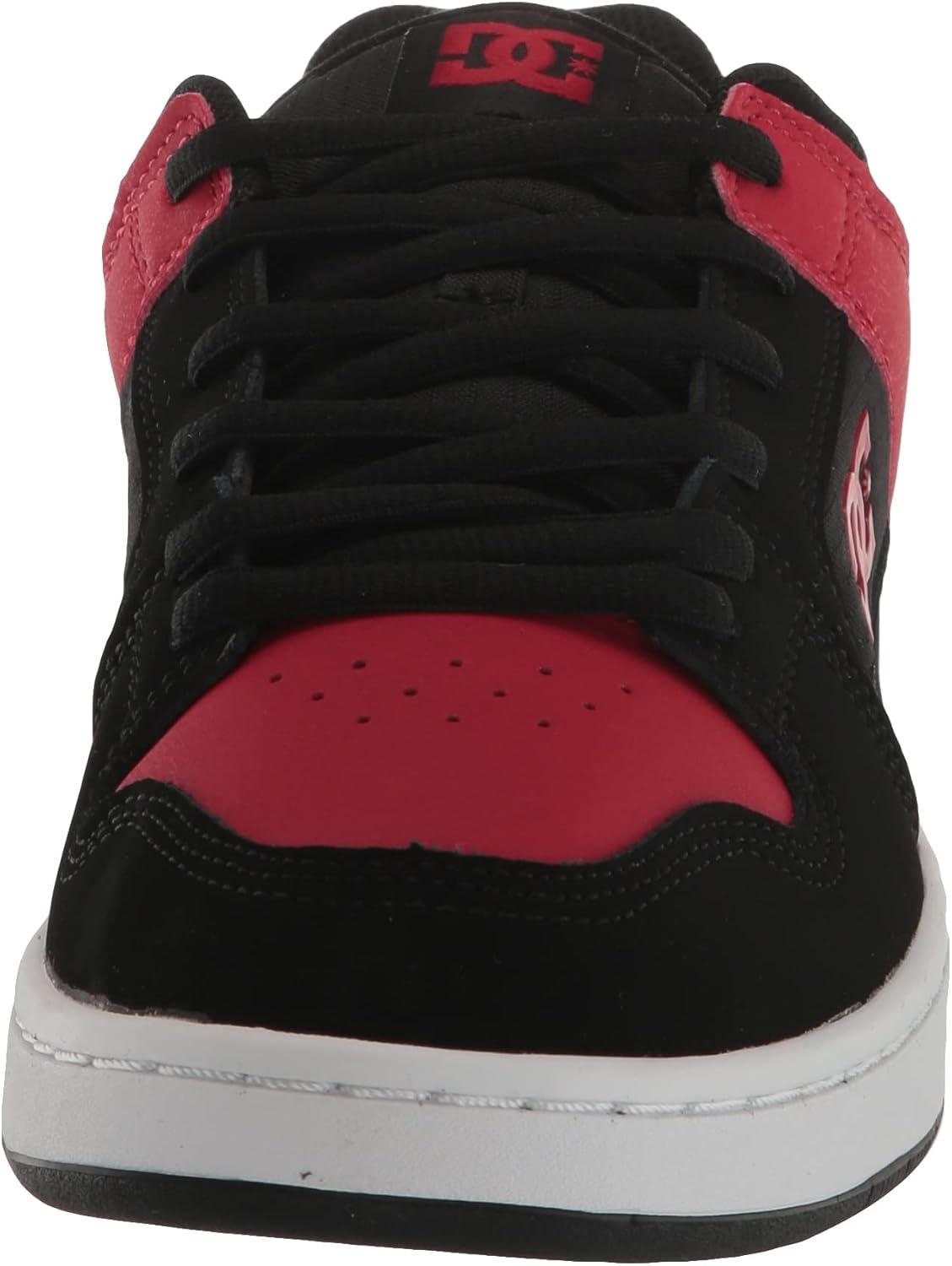 imageDC Mens Mens Manteca 4 Low Skate ShoeBlackAthletic Red