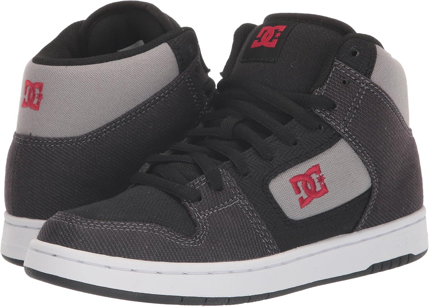 imageDC Mens Mens Manteca 4 Low Skate ShoeBlackRedGrey