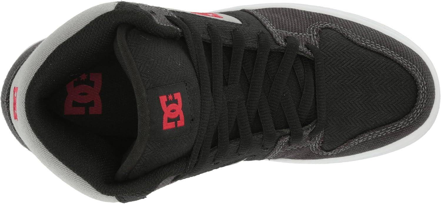 imageDC Mens Mens Manteca 4 Low Skate ShoeBlackRedGrey