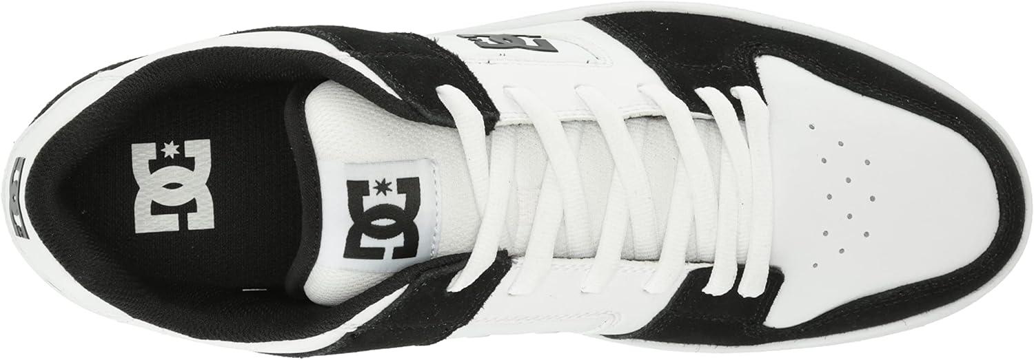 imageDC Mens Mens Manteca 4 Low Skate ShoeBlackWhite
