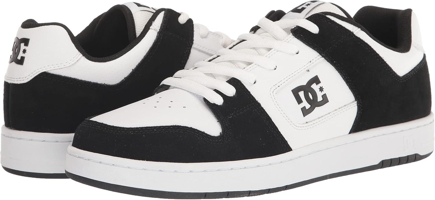 imageDC Mens Mens Manteca 4 Low Skate ShoeBlackWhite