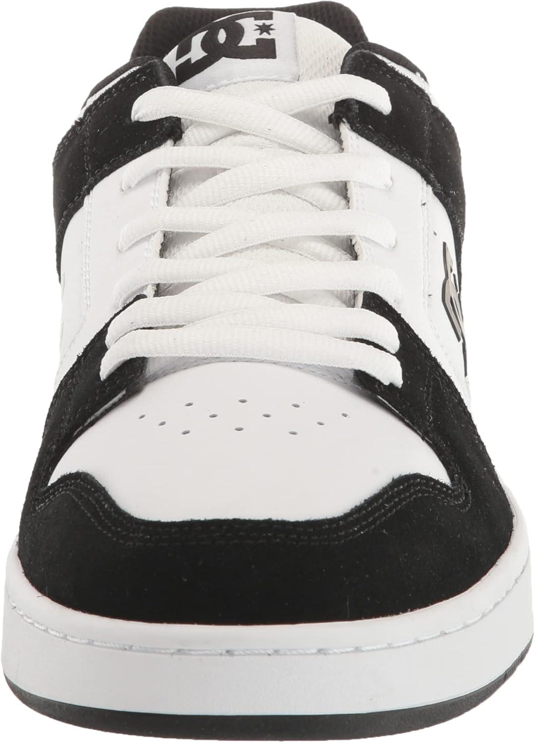 imageDC Mens Mens Manteca 4 Low Skate ShoeBlackWhite