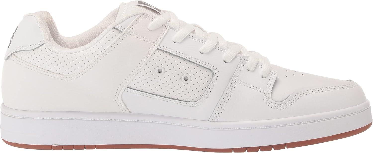 imageDC Mens Mens Manteca 4 Low Skate ShoeWhiteBattleshipWhite