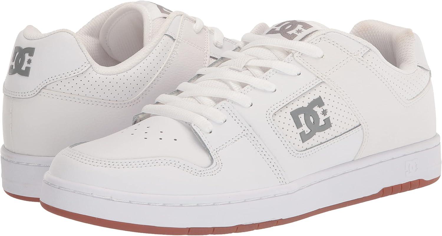 imageDC Mens Mens Manteca 4 Low Skate ShoeWhiteBattleshipWhite