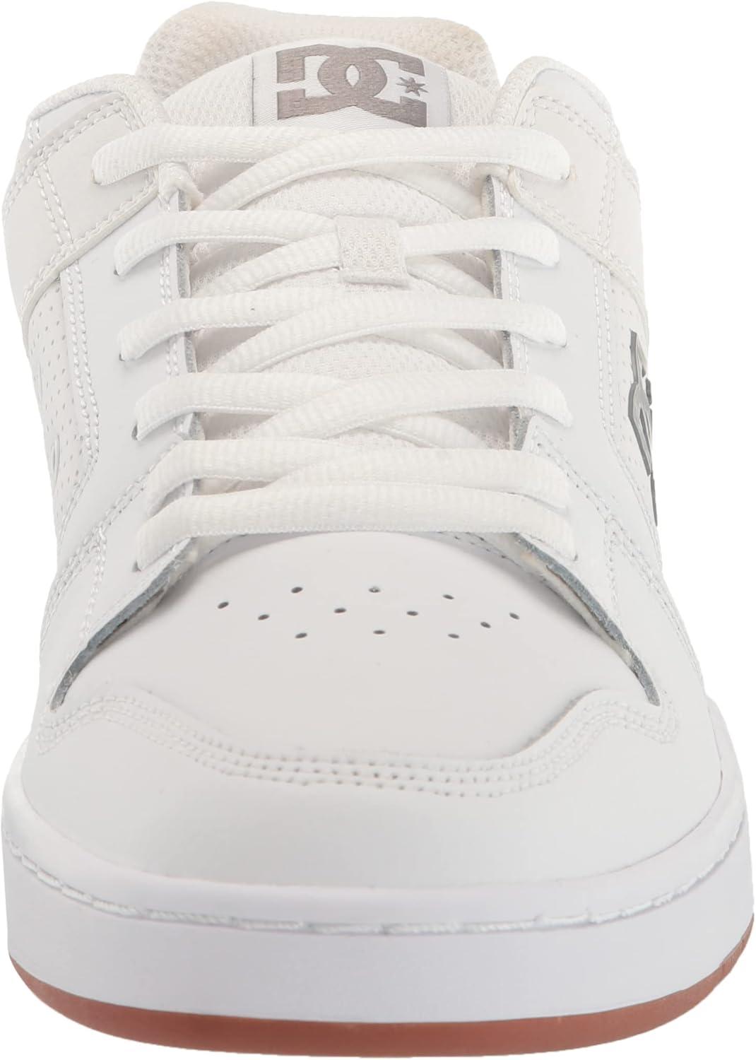 imageDC Mens Mens Manteca 4 Low Skate ShoeWhiteBattleshipWhite