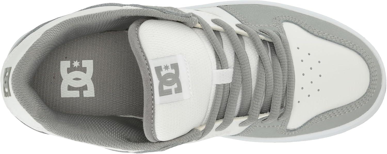 imageDC Mens Mens Manteca 4 Low Skate ShoeWhiteGrey