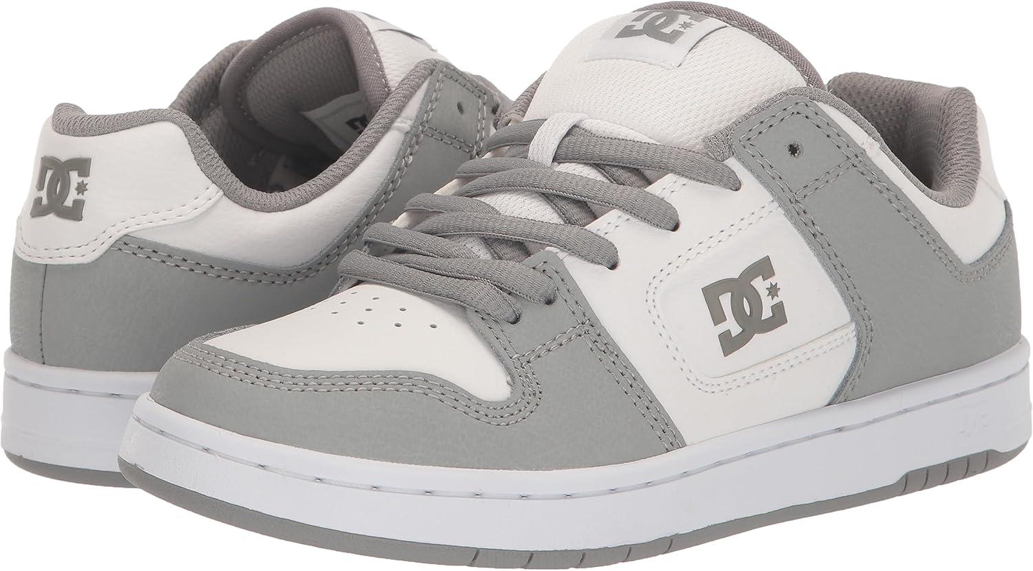 imageDC Mens Mens Manteca 4 Low Skate ShoeWhiteGrey