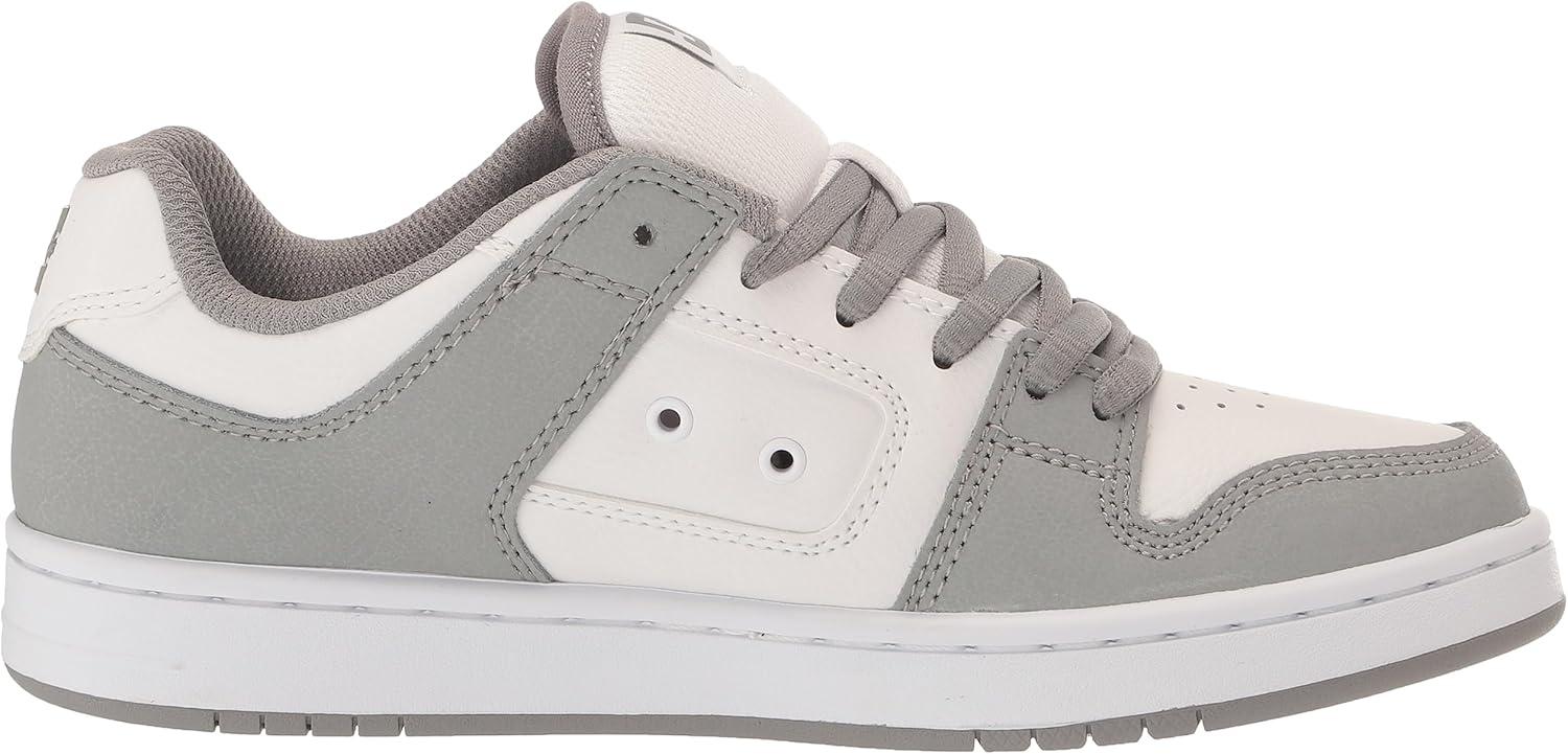 imageDC Mens Mens Manteca 4 Low Skate ShoeWhiteGrey