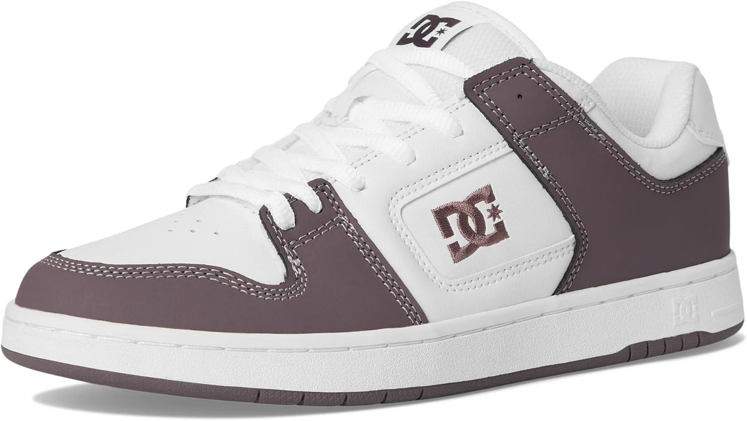 imageDC Mens Mens Manteca 4 Low Skate ShoeWhitePlum