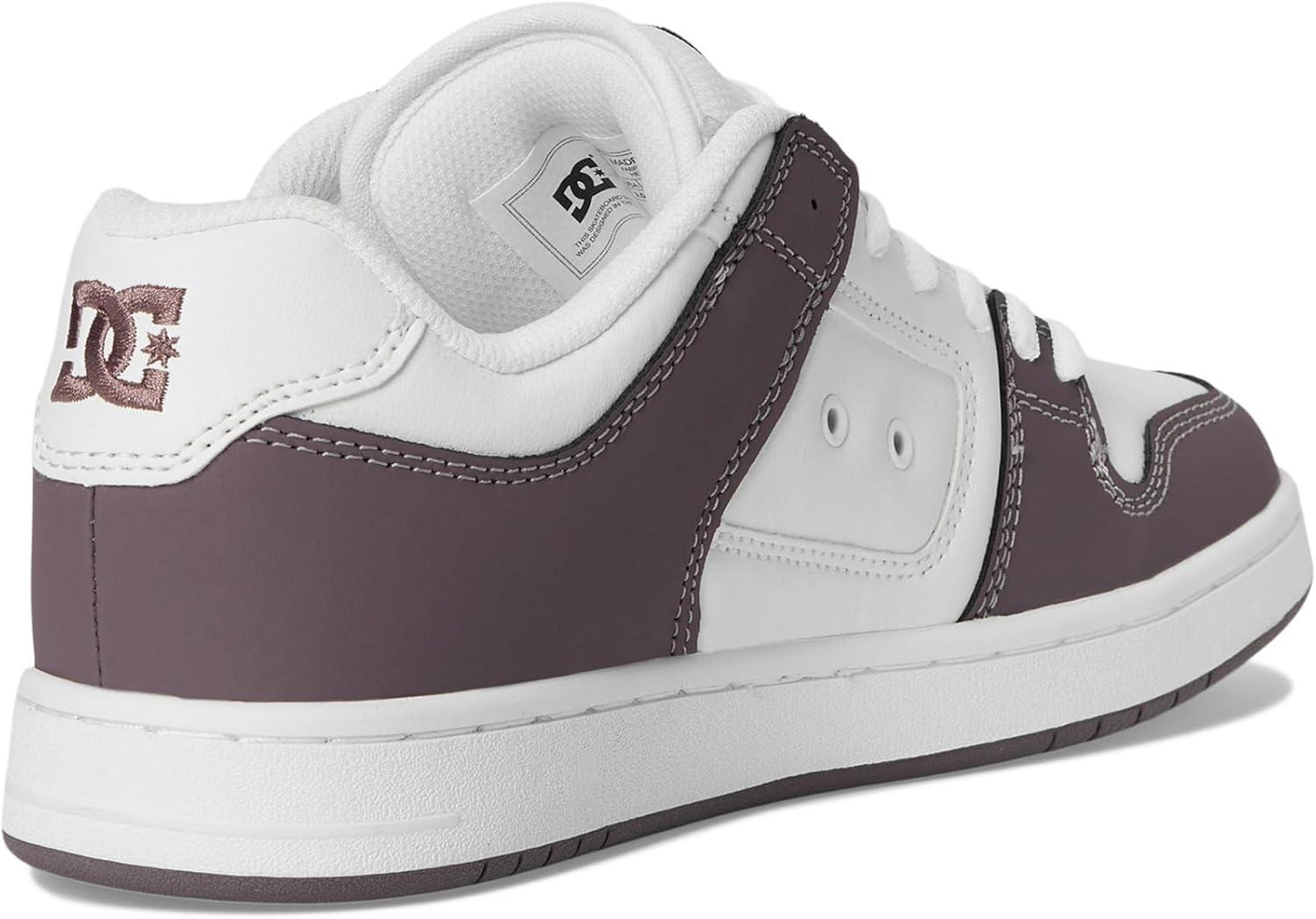 imageDC Mens Mens Manteca 4 Low Skate ShoeWhitePlum