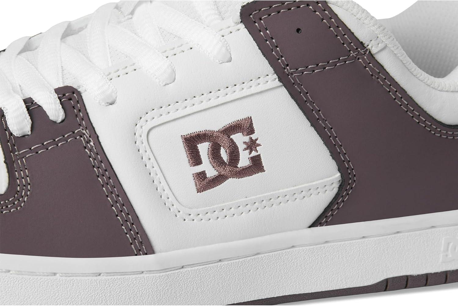 imageDC Mens Mens Manteca 4 Low Skate ShoeWhitePlum