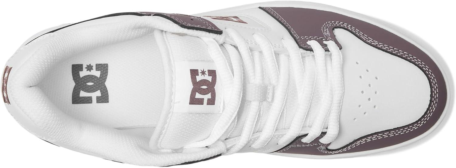 imageDC Mens Mens Manteca 4 Low Skate ShoeWhitePlum