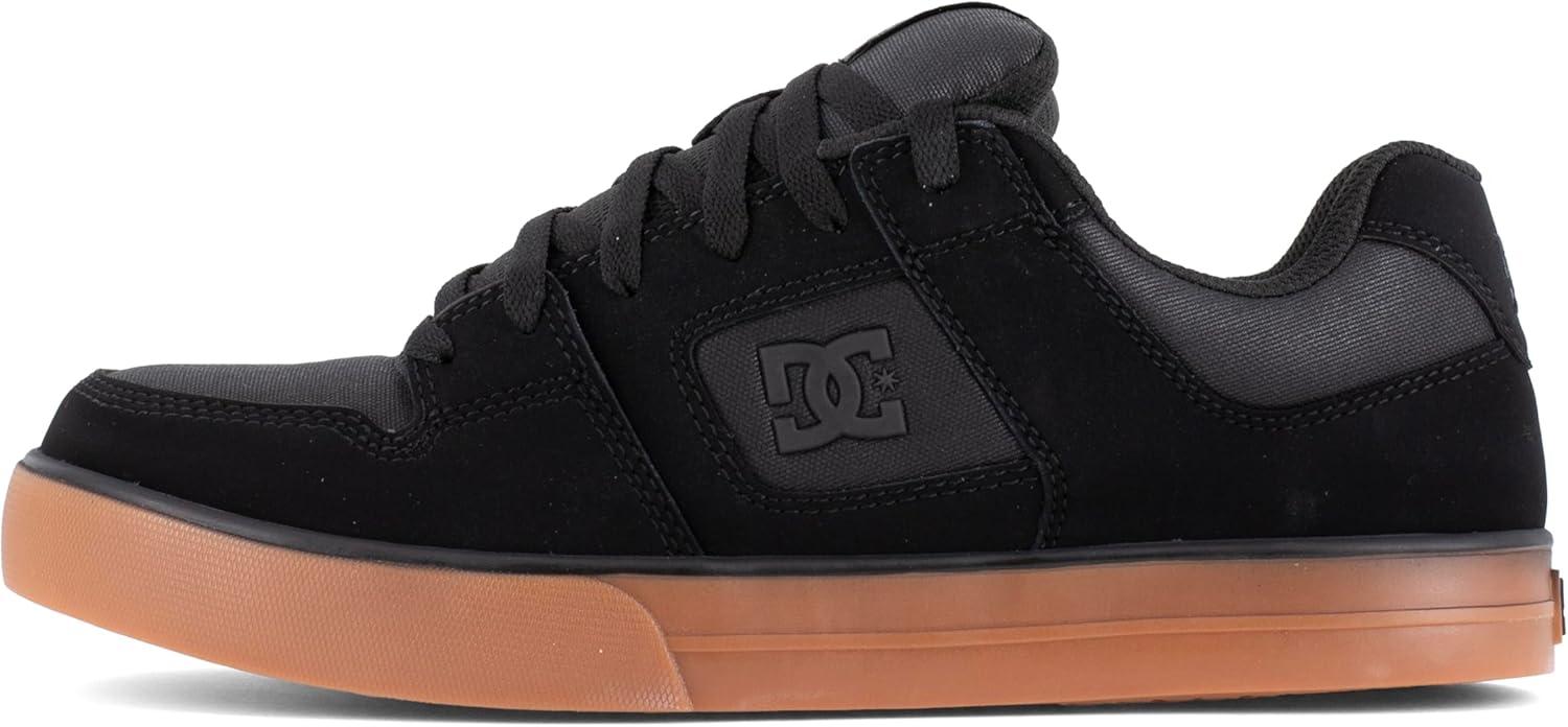 imageDC Mens Pure Work Black and Gum Composite Toe Boots Construction ShoeBlack