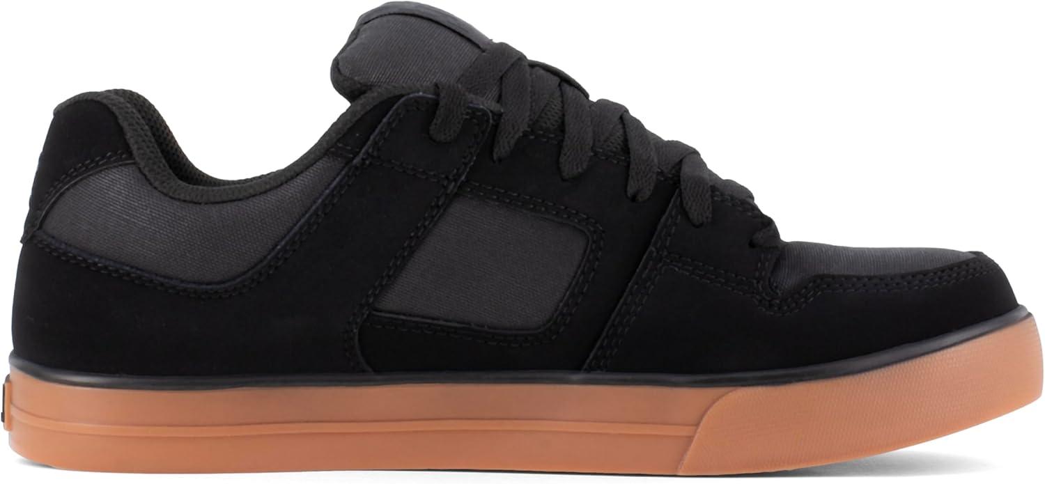 imageDC Mens Pure Work Black and Gum Composite Toe Boots Construction ShoeBlack