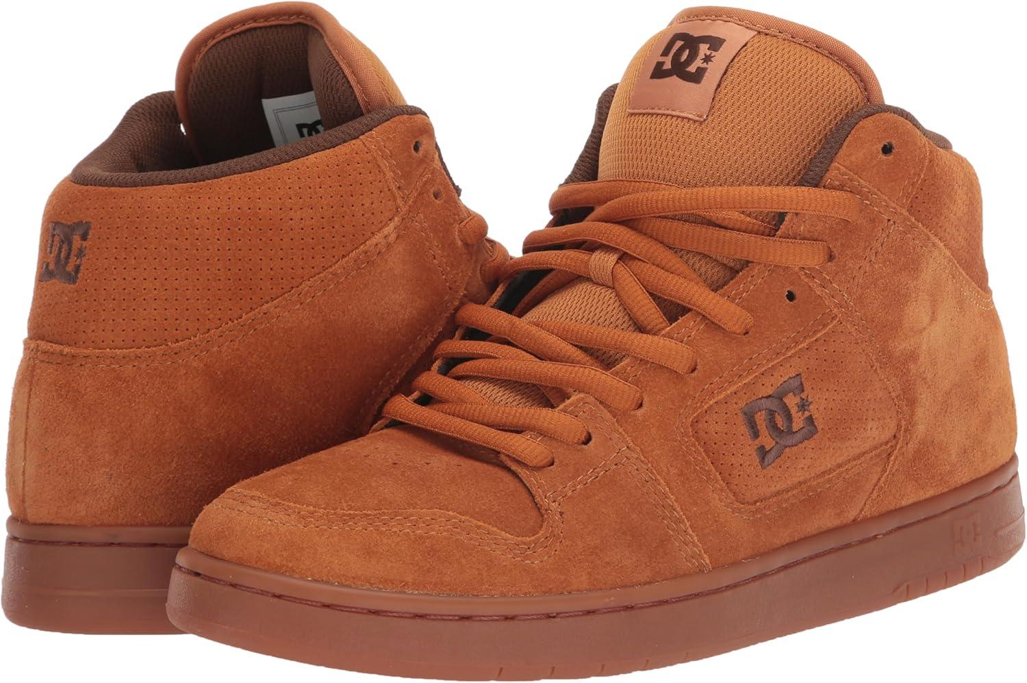 imageDC Shoes Mens Manteca 4 Hi High Top Casual Skate Shoe SneakerWheatDk Chocolate