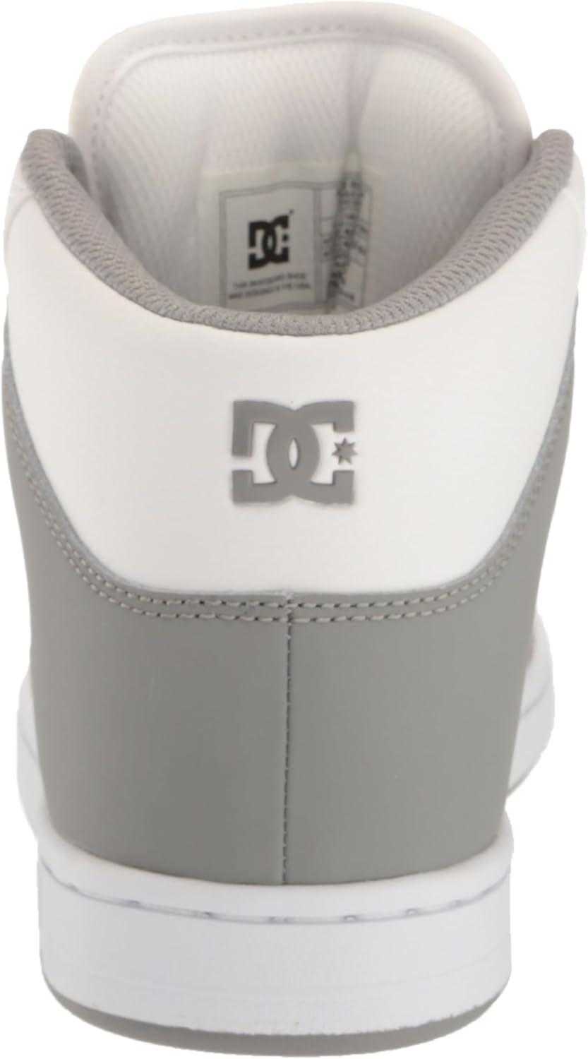 imageDC Shoes Mens Manteca 4 Hi High Top Casual Skate Shoe SneakerWhiteGrey