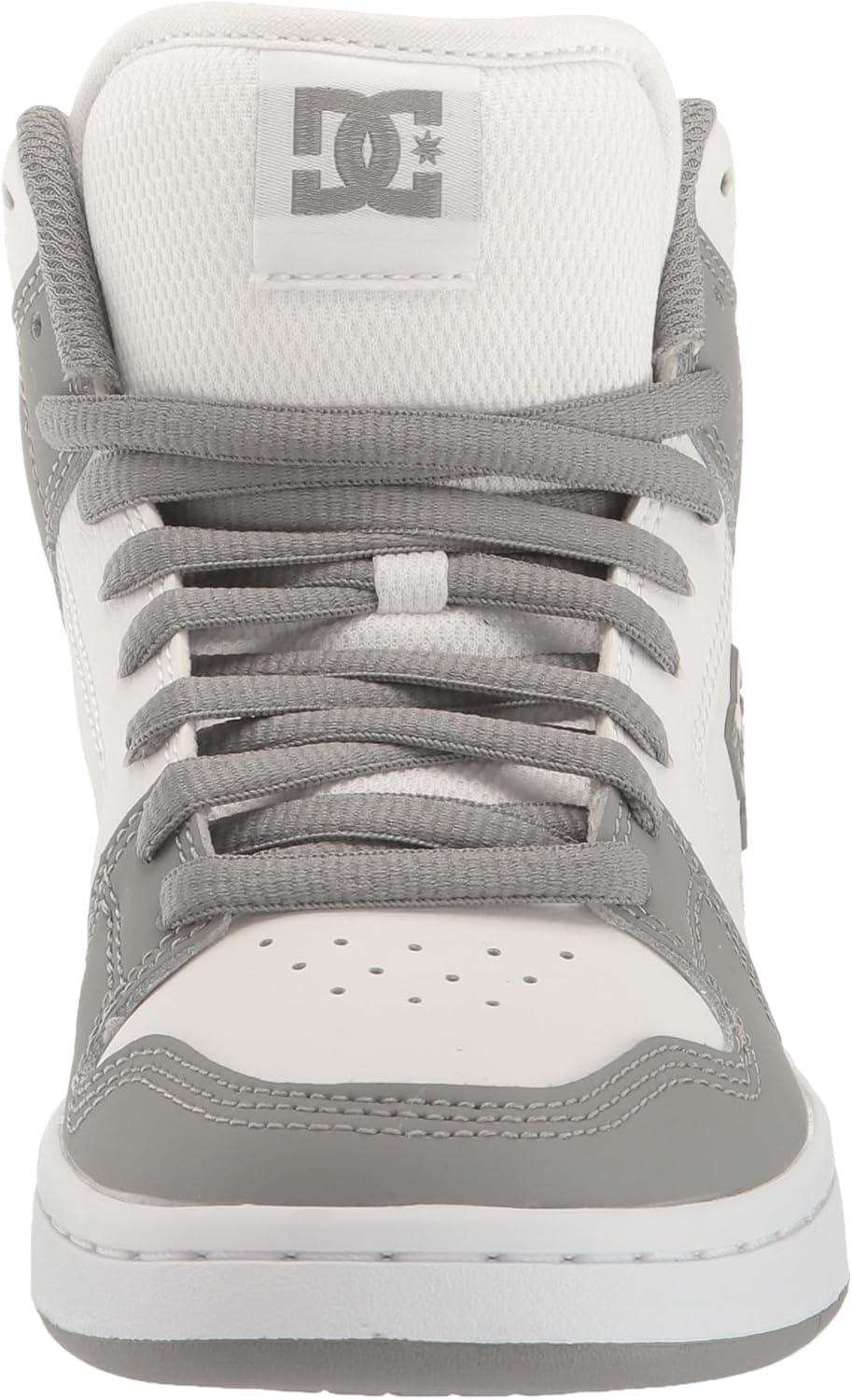 imageDC Shoes Mens Manteca 4 Hi High Top Casual Skate Shoe SneakerWhiteGrey
