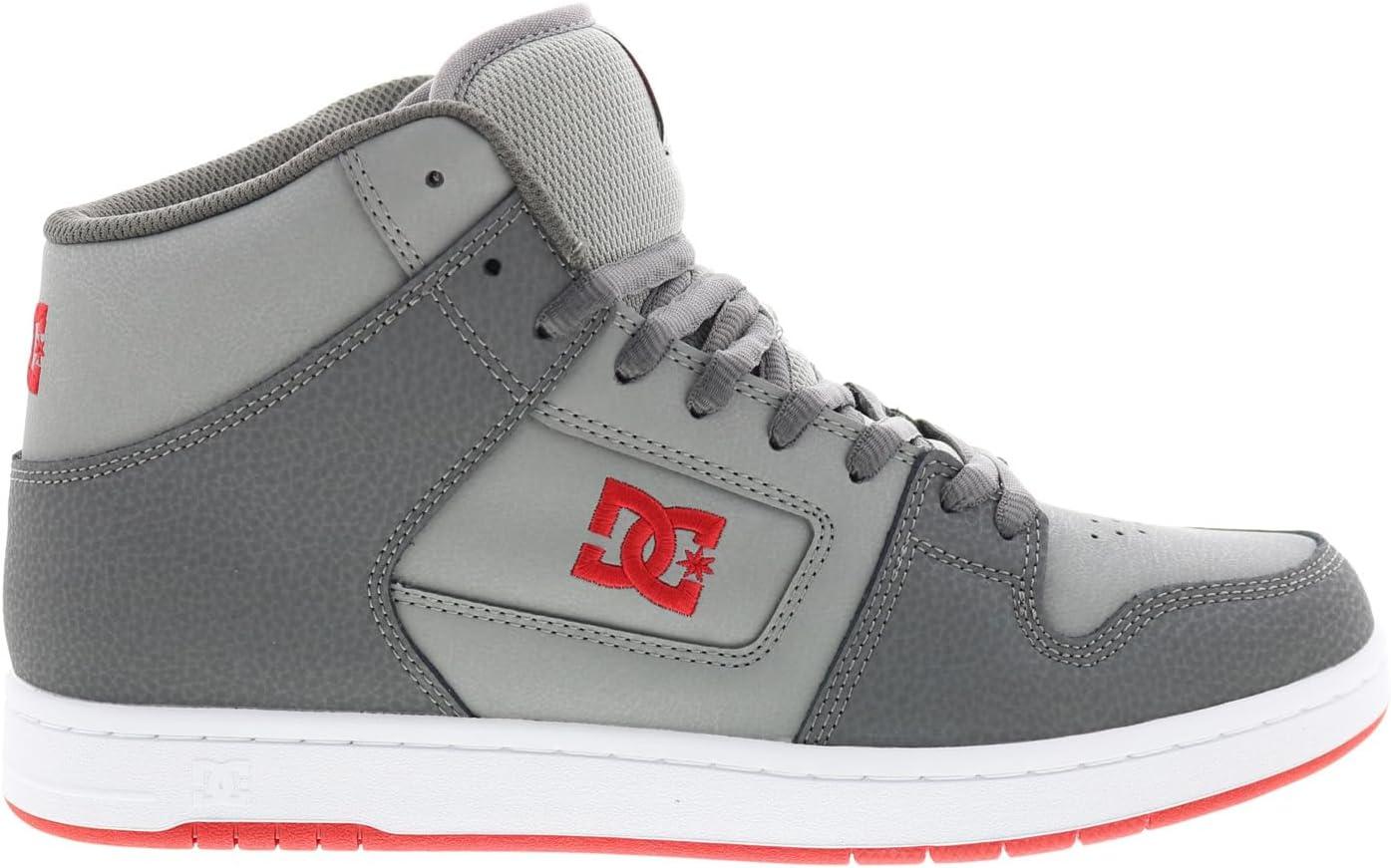imageDC Shoes Mens Manteca 4 Hi High Top Casual Skate Shoe SneakerWhiteGreyOrange