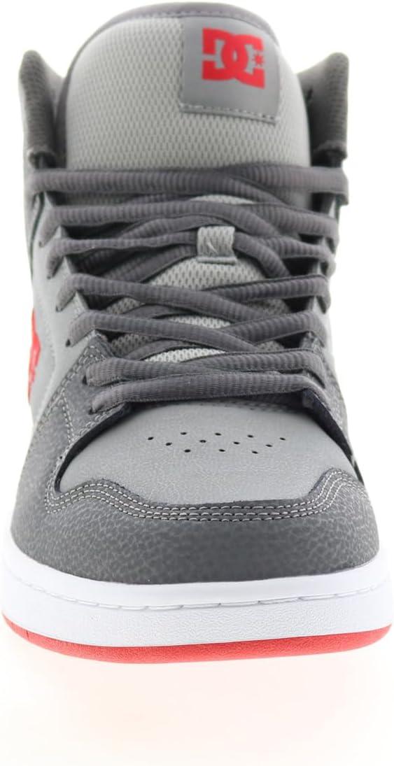 imageDC Shoes Mens Manteca 4 Hi High Top Casual Skate Shoe SneakerWhiteGreyOrange