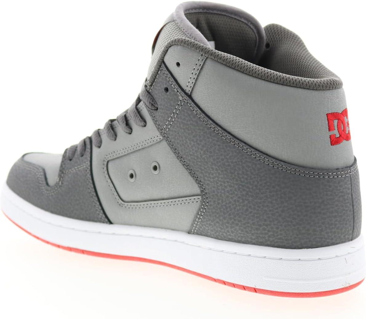 imageDC Shoes Mens Manteca 4 Hi High Top Casual Skate Shoe SneakerWhiteGreyOrange