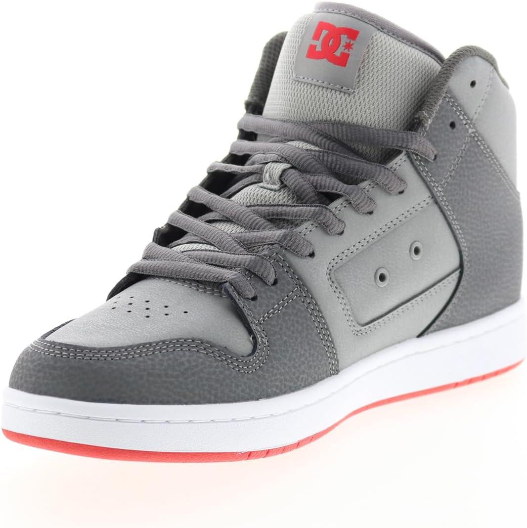 imageDC Shoes Mens Manteca 4 Hi High Top Casual Skate Shoe SneakerWhiteGreyOrange