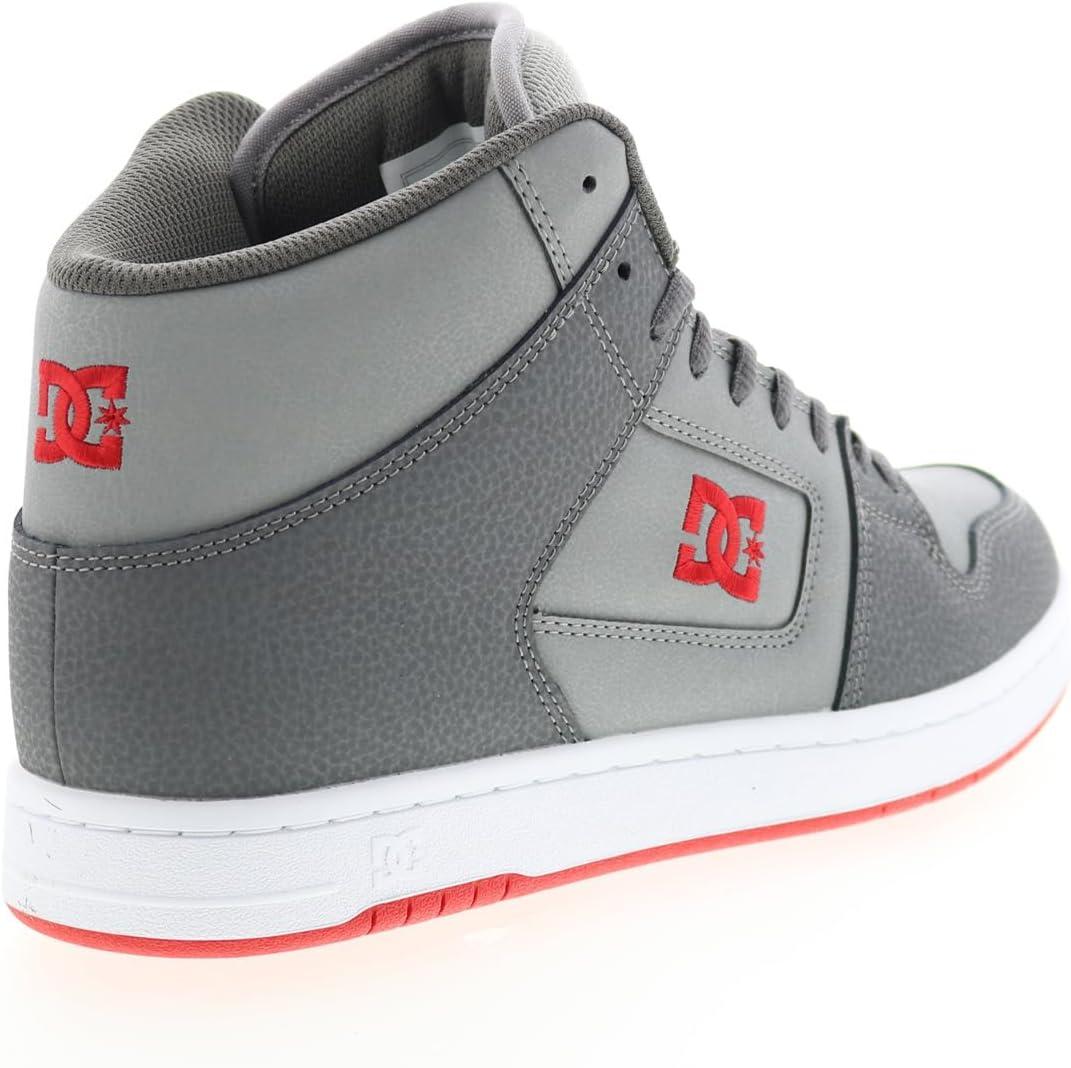 imageDC Shoes Mens Manteca 4 Hi High Top Casual Skate Shoe SneakerWhiteGreyOrange