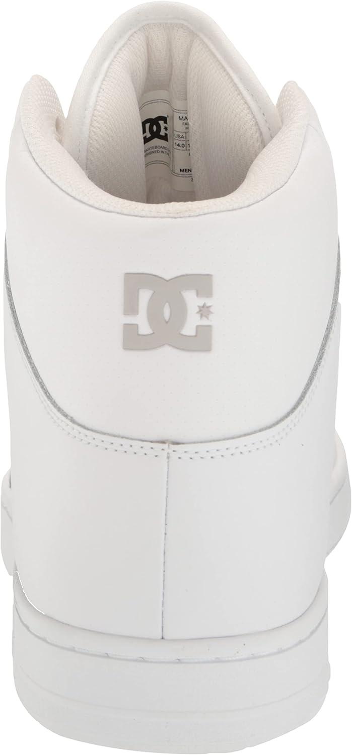 imageDC Shoes Mens Manteca 4 Hi High Top Casual Skate Shoe SneakerWhiteWhiteBattleship