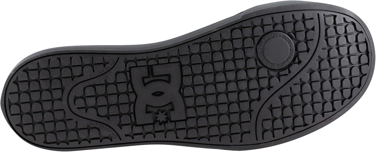 imageDC Shoes Mens Pure Work Black and Dark Gray Composite Toe Boots Construction ShoeBlack