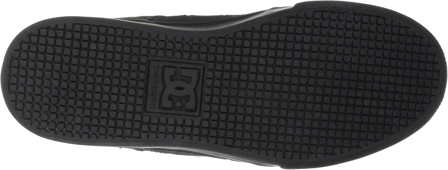 imageDC Shoes UnisexChild Pure High Top Ev Skate Shoes with Ankle Strap and Elastic LacesBlackBlackBlack