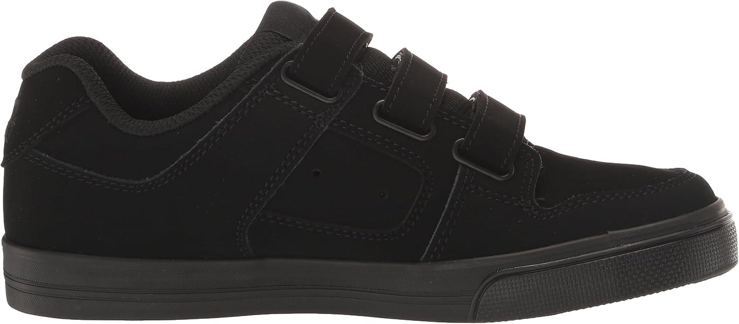 imageDC UnisexChild Pure V Low Skate ShoeBlackBlackBlack