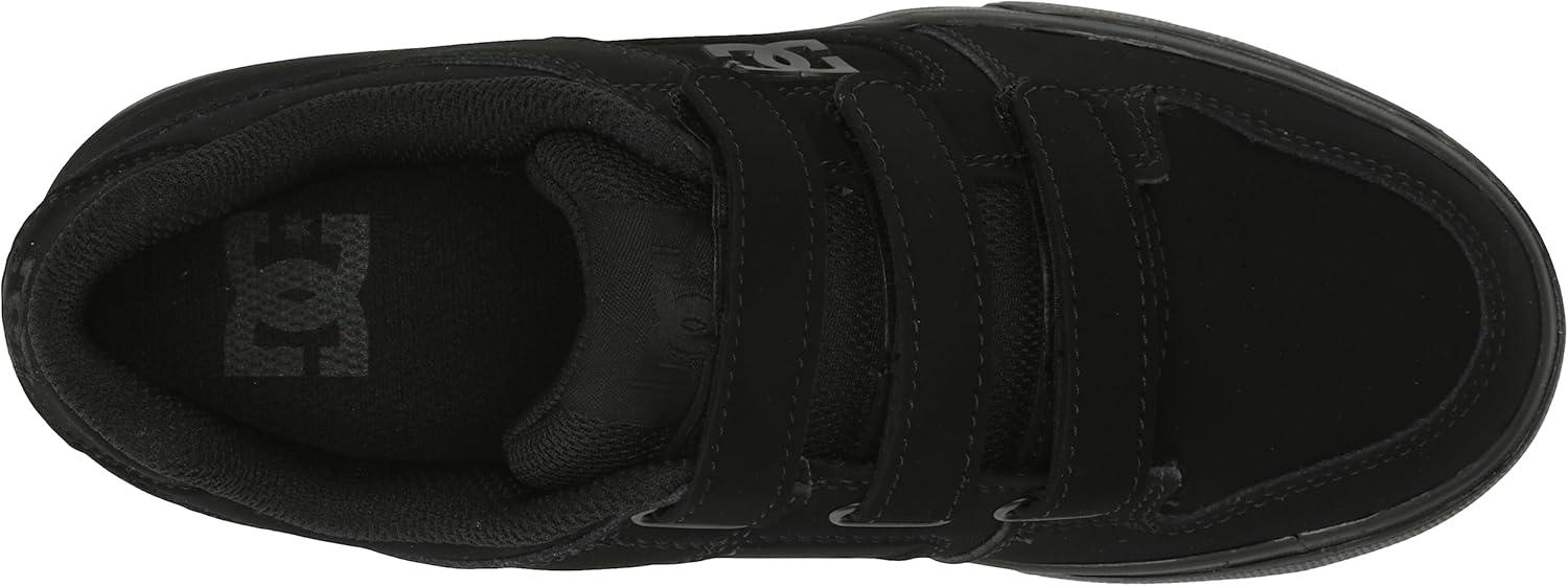 imageDC UnisexChild Pure V Low Skate ShoeBlackBlackBlack