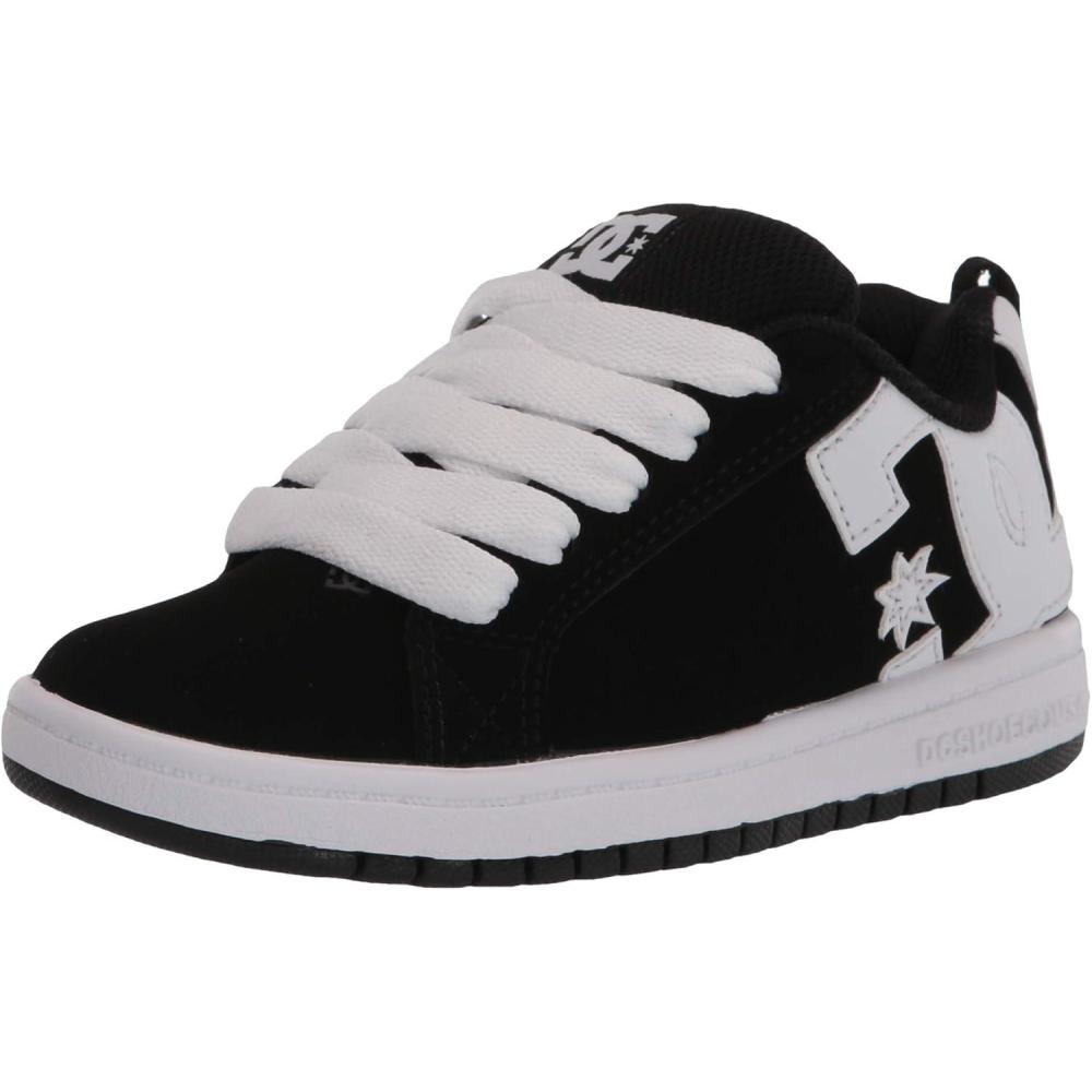 imageDC Boys Court Graffik Skate Shoe BlackWhite 1 M US
