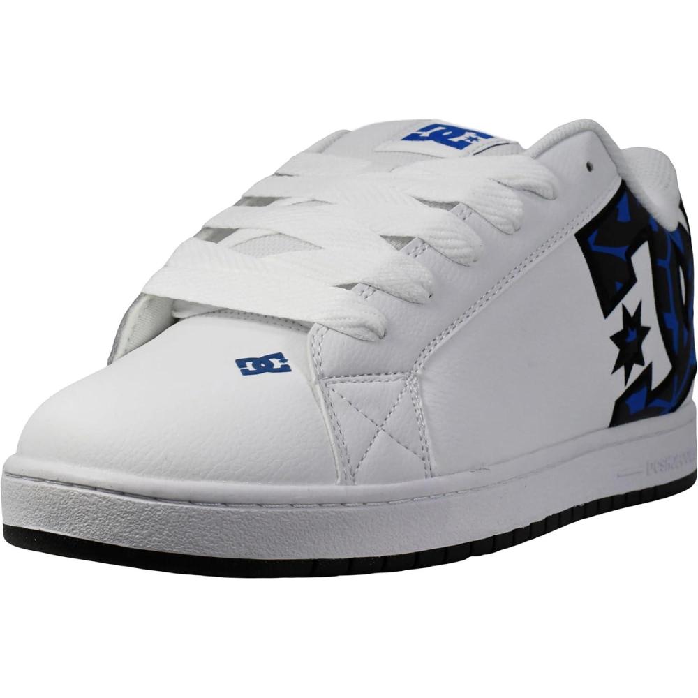 imageDC Mens Court Graffik Casual Low Top Skate Shoe SneakerSkate ShoeWhite
