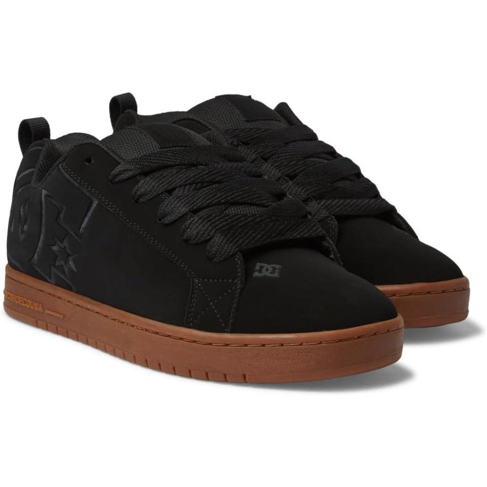 imageDC Mens Court Graffik SE XE Skate ShoeBlack Gum