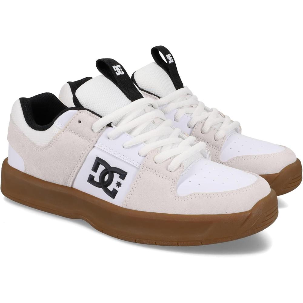 imageDC Mens Heathrow Casual Skate ShoeWhiteGum