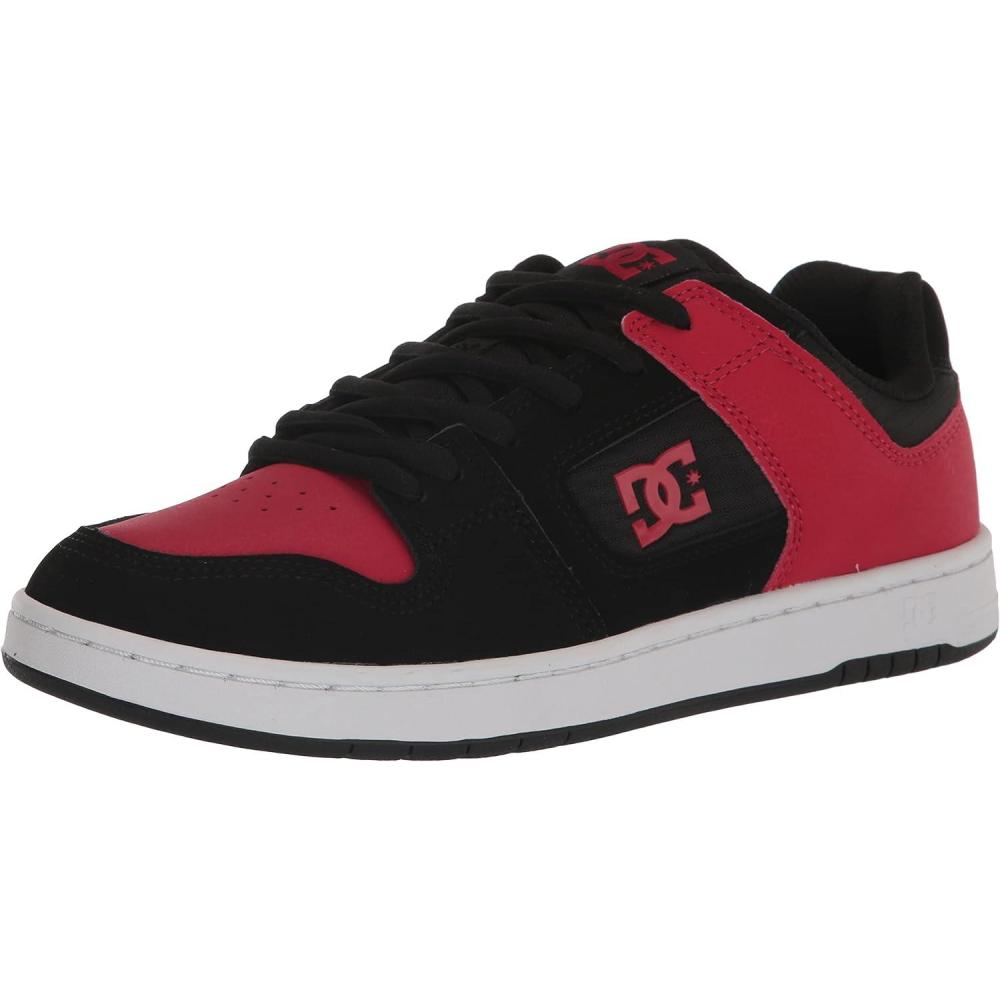imageDC Mens Mens Manteca 4 Low Skate ShoeBlackAthletic Red