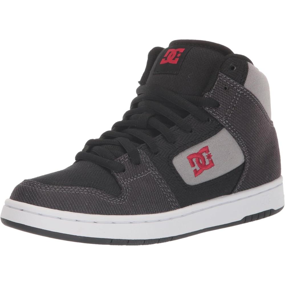 imageDC Mens Mens Manteca 4 Low Skate ShoeBlackRedGrey