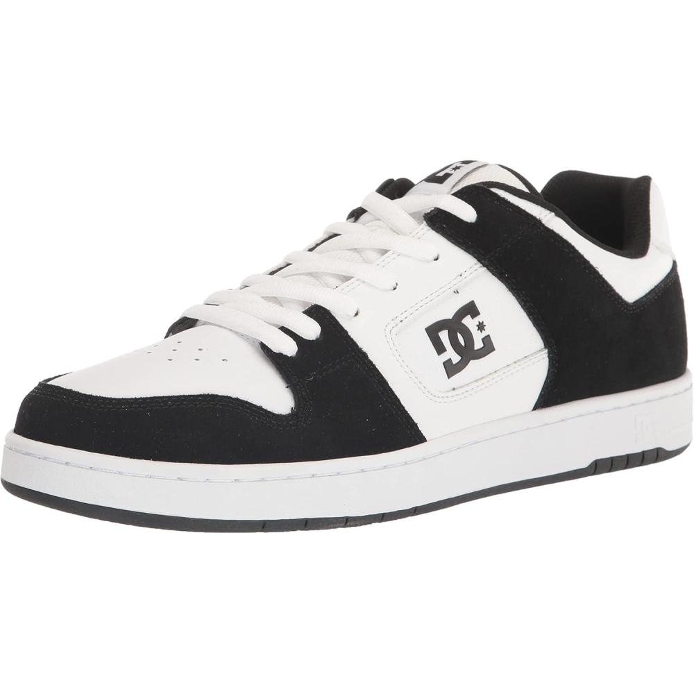 imageDC Mens Mens Manteca 4 Low Skate ShoeBlackWhite