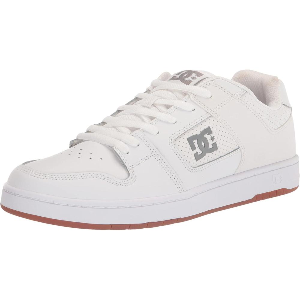 imageDC Mens Mens Manteca 4 Low Skate ShoeWhiteBattleshipWhite