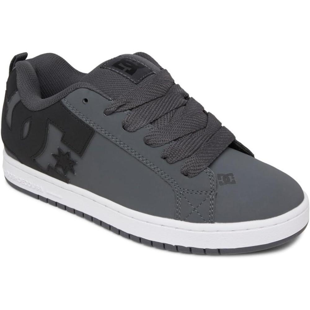 imageDC Mens Pure Skate ShoeDark Grey Black White