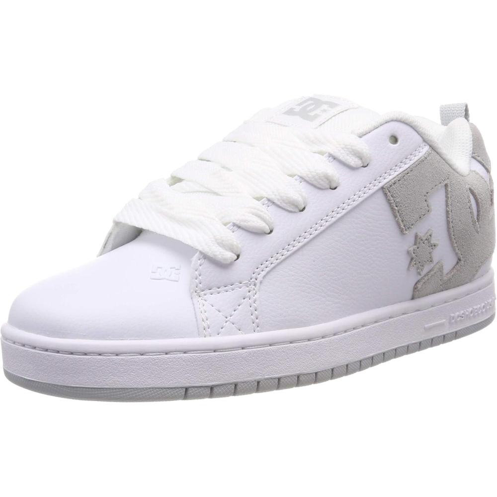 imageDC Mens Pure Skate ShoeWhite WhiteGreyGrey Xwss