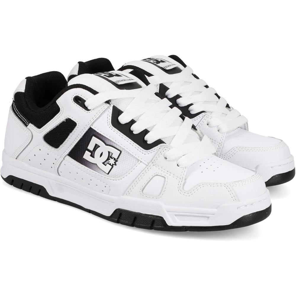 imageDC Mens Stag Skate ShoeWhiteBlack