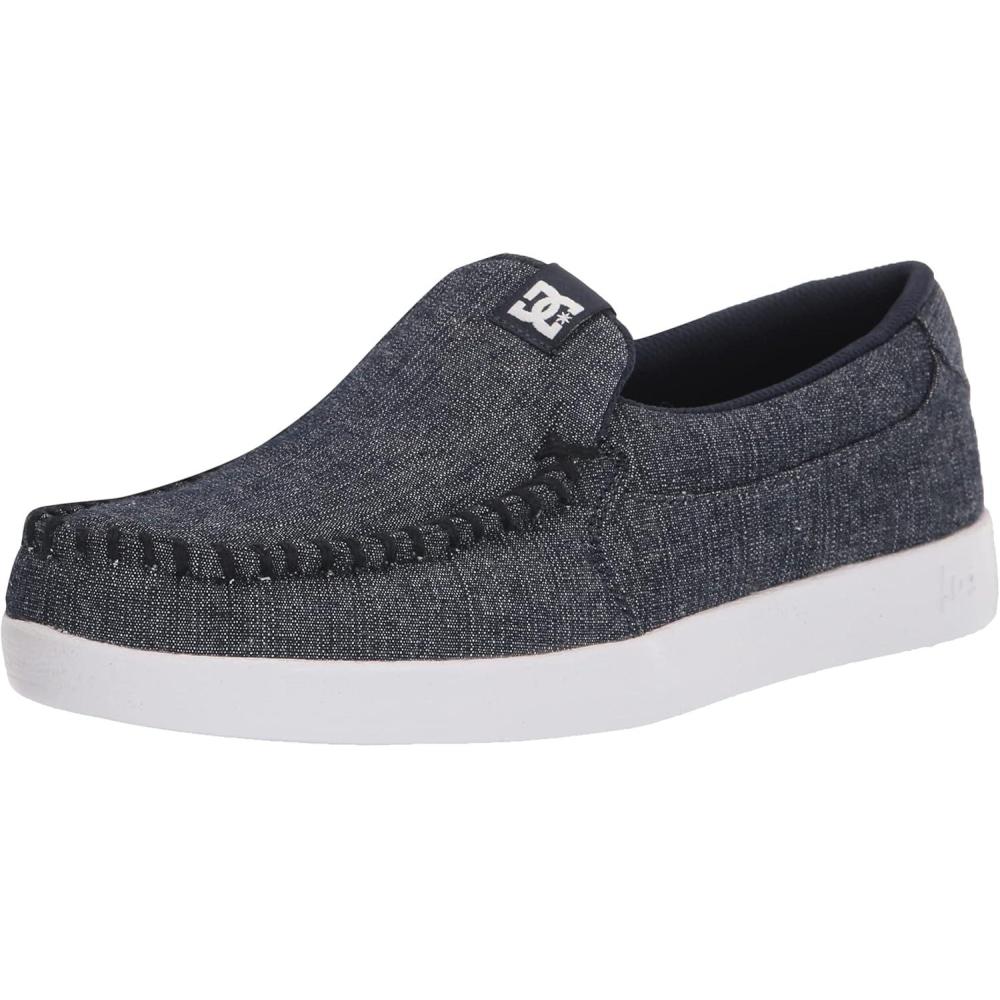 imageDC Mens Villain Slip On Low Top Slipper Casual Sneaker ShoeBlue Heather