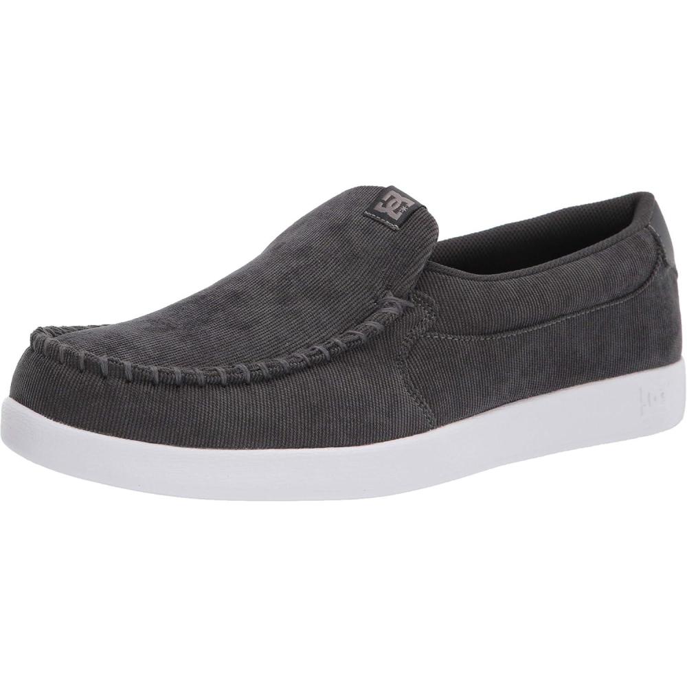 imageDC Mens Villain Slip On Low Top Slipper Casual Sneaker ShoeCharcoal